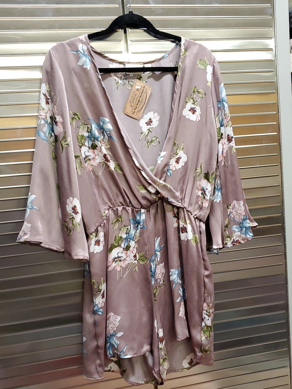 143 Story By Line Up Boutique Floral Romper
